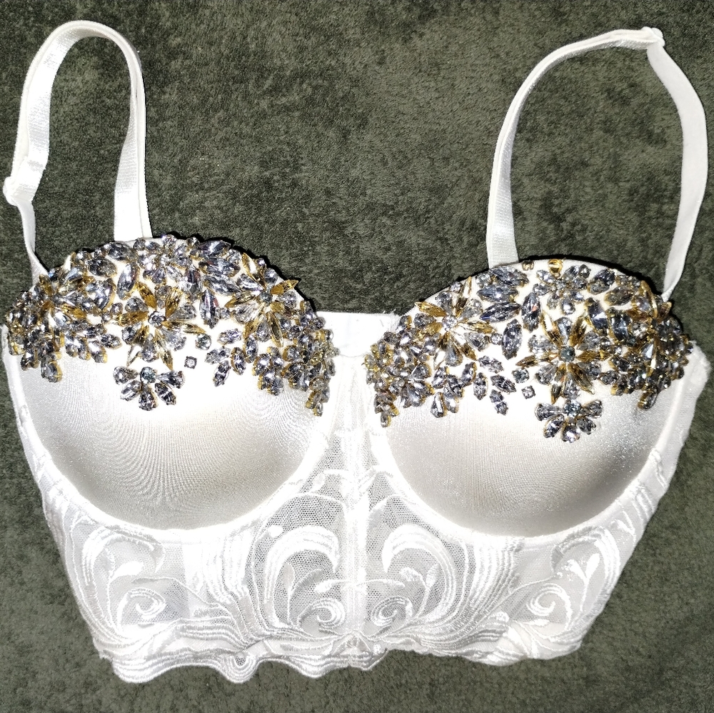 Bebe Audrey Bustier Bralette Small Beautiful!
